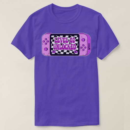 Niveau 2 geopend t-shirt (Design voorkant)