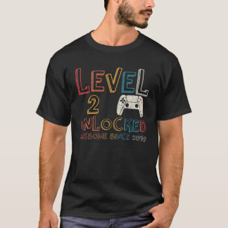Niveau 2 niet-vergrendeld Geweldige sinds 2019  2e T-shirt