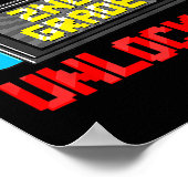 Niveau 2e klas ontgrendeld terug naar school eerst poster (Hoek)