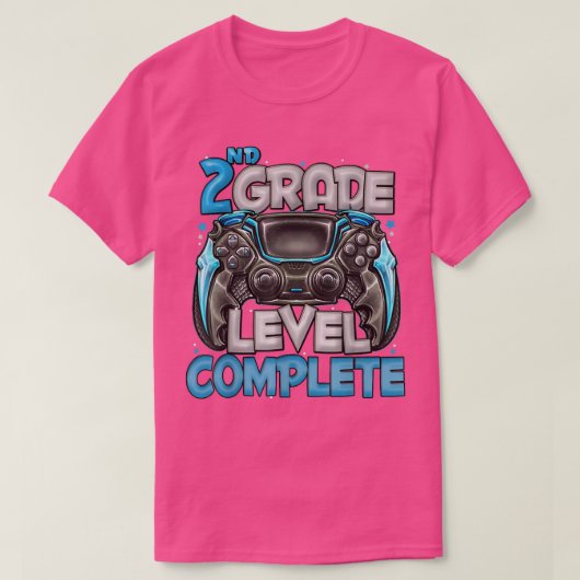 Niveau 2e rang Voltooid 2e rang Laatste dag van Sc T-shirt (Design voorkant)
