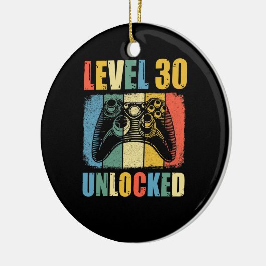 Niveau 30 geopend keramisch ornament (Links)