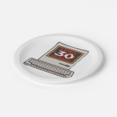 Niveau 30 geopend papieren bordje (Gekanteld)