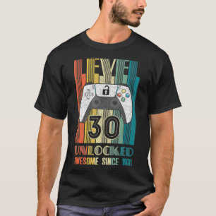 Niveau 30 Geweldige ontgrendeld 30 videospel 1991 T-shirt