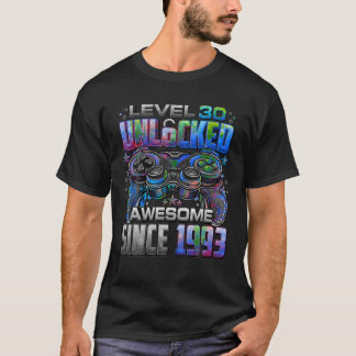 Niveau 30 niet-vergrendeld Geweldige sinds 1993 30 T-shirt