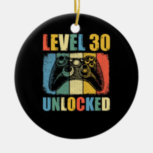 Niveau 30 ontgrendeld keramisch ornament