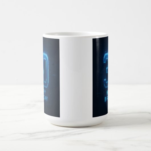 Niveau 30 ontgrendeld: Techno Verjaardag Mok (Center)