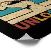 Niveau 31 niet-vergrendelde 31e verjaardag 31 jaar poster (Hoek)