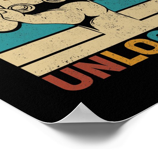 Niveau 31 niet-vergrendelde 31e verjaardag 31 jaar poster (Hoek)