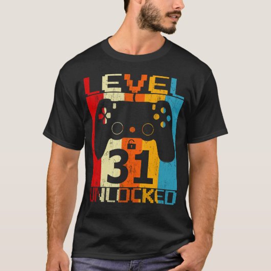 Niveau 31 ontgrendeld t-shirt (Voorkant)