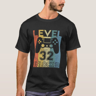 Niveau 32 open dag 32 jaar oud zijn mijn 32e t-shirt