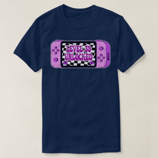 Niveau 39 ontgrendeld t-shirt (Design voorkant)