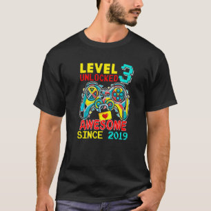 Niveau 3 niet-vergrendeld Geweldige sinds 2019 3e T-shirt