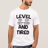 Niveau 40 en moe t-shirt (Voorkant)