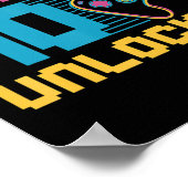 Niveau 40 ontgrendelde games op zaterdag poster (Hoek)