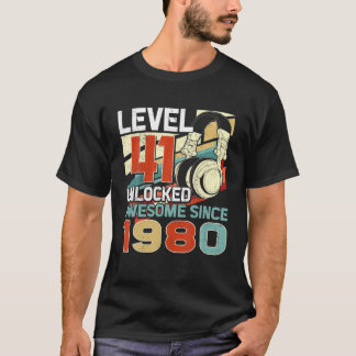 Niveau 41 niet-vergrendeld Geweldige sinds 1980 41 T-shirt