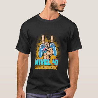 Niveau 41 Ontgrendeld 41ste Verjaardag Spaans Verj T-shirt