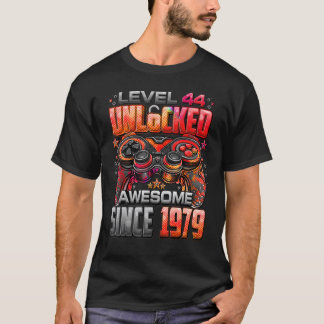 Niveau 44 niet-vergrendeld Geweldige sinds 1979 44 T-shirt