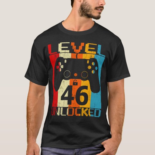 Niveau 46 ontgrendeld t-shirt (Voorkant)