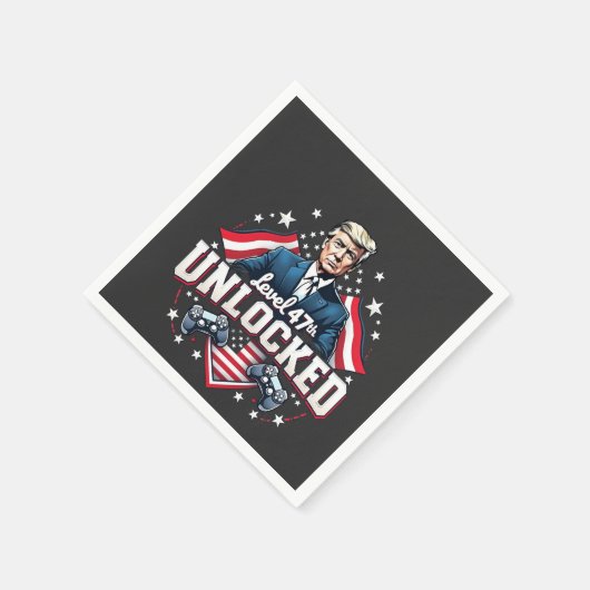 Niveau 47e ontgrendeld Trump won Inaguration Day Servet (Hoek)