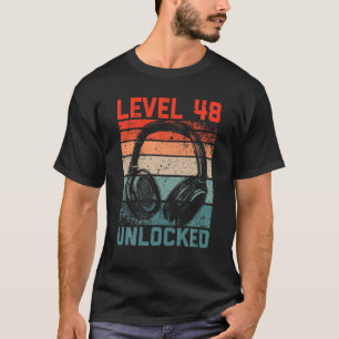 Niveau 48 Onvergrendelde videokanser overgangen 48 T-shirt