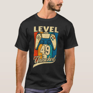 Niveau 49 niet-vergrendeld Geweldige sinds 1973 49 T-shirt