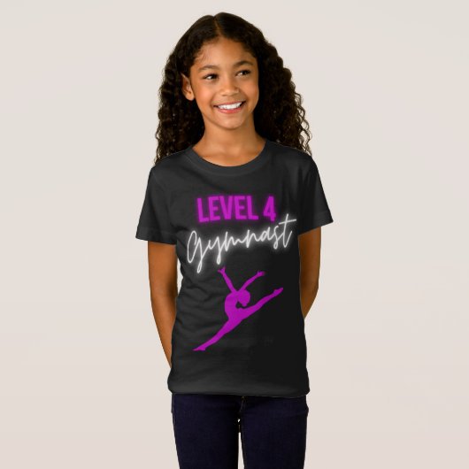 Niveau 4 Gymnast T-shirt (Voorkant volledig)