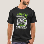 Niveau 4 niet-vergrendeld Geweldige sinds 2019 4e  T-shirt (Voorkant)