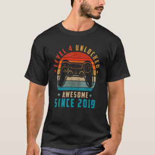 Niveau 4 niet-vergrendeld Geweldige sinds 2019 4e  T-shirt