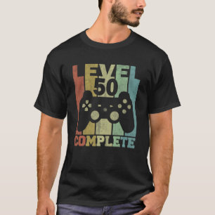 Niveau 50 Complete 50-jarige verjaardag cadeau voo T-shirt
