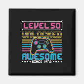 Niveau 50 niet-vergrendeld geweldige sinds 1973 Ga Magneet (Voorkant)