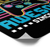 Niveau 50 niet-vergrendeld geweldige sinds 1973 Ga Poster (Hoek)