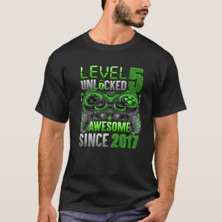 Niveau 5 niet-vergrendeld Geweldige sinds 2017 5e T-shirt