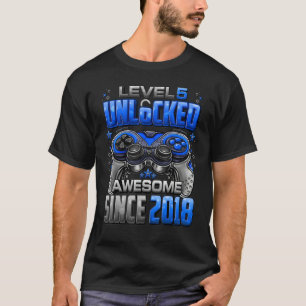 Niveau 5 niet-vergrendeld Geweldige sinds 2018 5e  T-shirt