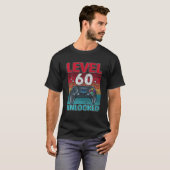 Niveau 60 niet-vergrendeld Geweldige sinds 1961 60 T-shirt (Voorkant volledig)