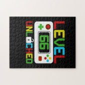 Niveau 66 Onvergrendelde videogame 10e verjaardag  Legpuzzel (Horizontaal)