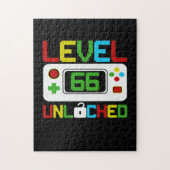 Niveau 66 Onvergrendelde videogame 10e verjaardag  Legpuzzel (Verticaal)