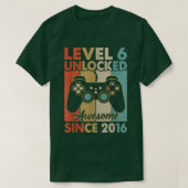 Niveau 6 Geweldige 2016-videogame zonder vergrende T-shirt (Design voorkant)