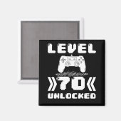 Niveau 70 onvergrendelde 70e verjaardag 70-jarige magneet (Voorkant / Achterkant)