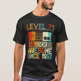 Niveau 71 niet-vergrendeld Geweldige sinds 1951 71 T-shirt