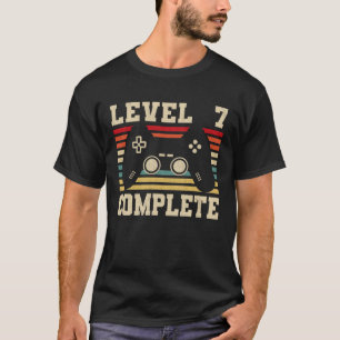 Niveau 7 Complete 7e Jubileum Video Gamer T-shirt