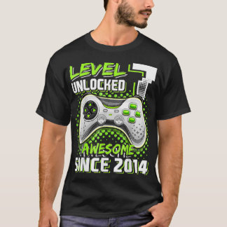 Niveau 7 Geweldige 2014 ontgrendeld videogame 7th  T-shirt