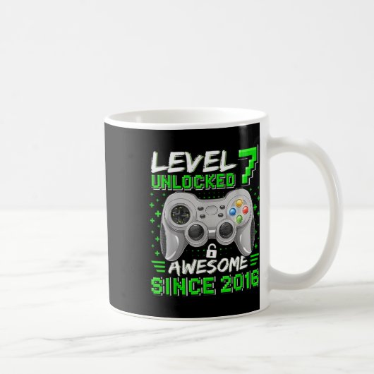 Niveau 7 Geweldige 2016 ontgrendeld videogame 7th Koffiemok (Rechts)