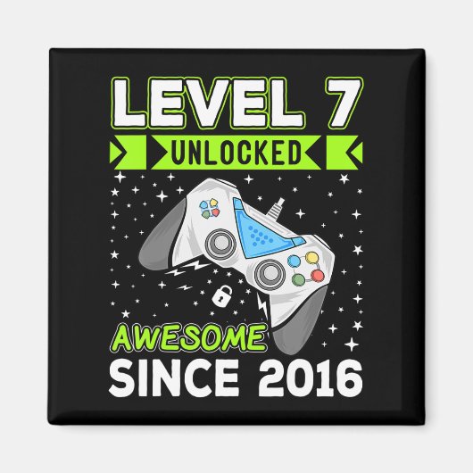 Niveau 7 Geweldige 2016 ontgrendeld videogame 7th Magneet (Voorkant)