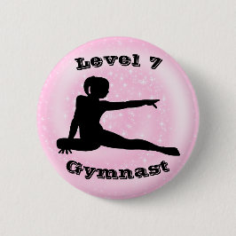Niveau 7 Gymnast - Meisjes Gymnastiek Button