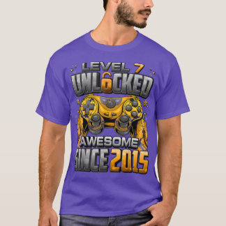 Niveau 7 niet-vergrendeld Geweldige sinds 2015 7e T-shirt