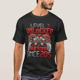 Niveau 7 niet-vergrendeld Geweldige sinds 2015 7e T-shirt