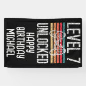 Niveau 7 niet-vergrendelde 7e verjaardag banner (Horizontaal)