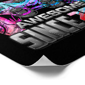 Niveau 7 ontgrendeld Geweldige sinds 2015 videospe Poster (Hoek)