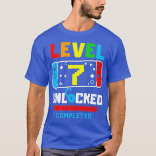 Niveau 7 onvergrendeld, voltooid spel, Happy 7th B T-shirt