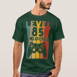 Niveau 85 Ontgrendelde grappige videoband 85th Bir T-shirt